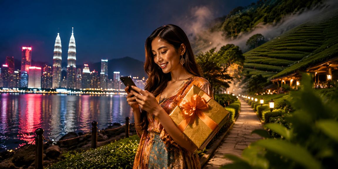 Pemain menggunakan platform 800000 di telefon pintar di Kuala Lumpur untuk mengikuti taruhan bola sepak secara mudah alih